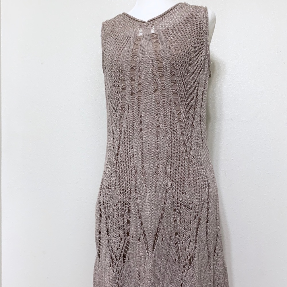 COPY - Simply Vera Wang embroidered beach dress s…